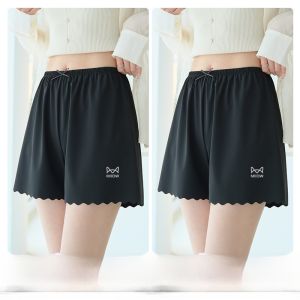 MiiOW | Quần lót mùa hè Ice Silk thoáng khí rộng rãi cho nữ Quần lót an toàn không bao gồm viền Quần ngủ mát mẻ chống ánh sáng