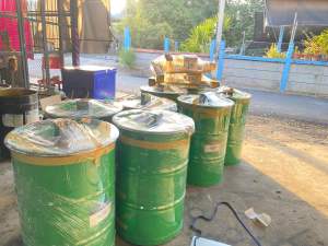 เตาเผาถ่านไร้ควันซุบเปอร์ซัน ขนาดถัง200ลิตร