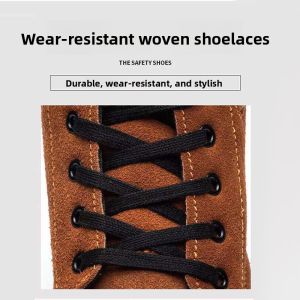 Anti-scald High-top Steel-toe Safety Shoes