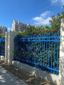 Outdoor Fence Railings Anti-climb Villa Gate Guardrail Iron Art School Community Compound Separator Barrier Safety Protection