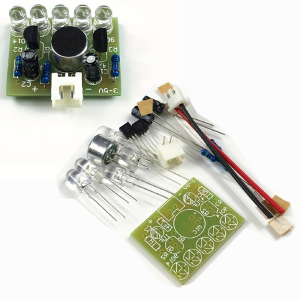 3V-5.5V Voice Activated Control Lamp LED Melody Light Module DIY Electronic Funny Kit Production Suite Learning PCB Laboratory