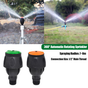 Garden Long Distance Sprinkler 360 degree Automatic Rotating Sprinkler Lawn Irrigation Accessories