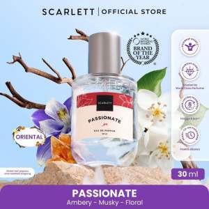 Scarlett Whitening Eau De Parfum Passionate 30ml 100% original