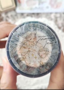 Fairy Lights Journal - READY STOCK/ art journaling/ scrapbook deco/ PeipeiStudio: Morning Star girls PET tape with raised shell effect