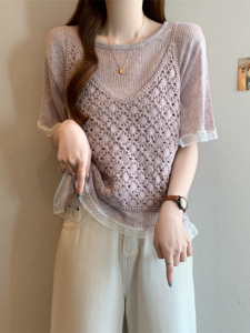 Bộ Áo Tank Layer Mùa Hè & Áo Tay Ngắn Dành Cho Người Plus Size Trẻ Trung