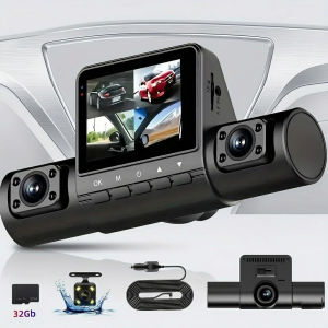 Camera Hành Trình 4 Ống Kính Góc Rộng Full HD 1080P Màn Hình IPS Điều Khiển Bằng Nút Ghi Hình Vòng Lặp Hỗ Trợ Kết Nối Với Laptop