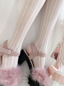 Romantic Vintage Vertical Striped Pure Desire Wedding Socks & Ballet Girl Stockings