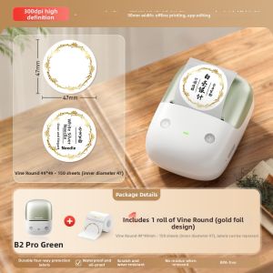 Niimbot | Gold Foil Small High-definition Label Printer for Agricultural Products Food and Wine Incense