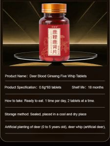 Deer Genitals and Deer Kidney Pieces/Ginseng and Deer Genitals Pieces/Potati Pieces and Oysters/Deer Antler Pieces