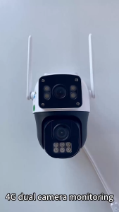 V380 Pro Dual Lens CCTV Camera 8MP 4G SIM/WiFi Wireless Outdoor IP66 Waterproof 360° PTZ AI Human Detection Full‑Color Night Vision Two‑Way Audio IP Security Cameras