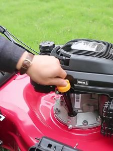 【100% Original】4-Stroke Gasoline Lawn Mower 4000W Garden Grass Cutter Heavy Duty Petrol Type Mesin Rumput Kebun Minyak