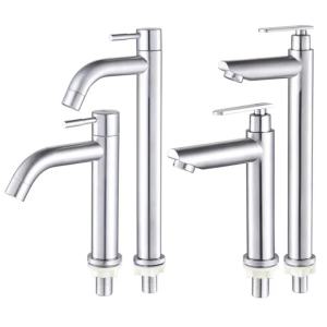 Vòi Lavabo Inox Đơn