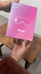 【NIPLIFE】 ER-01 Eye Massager with fast heating Foldable Design Eye Relax Bluetooth Music Graphene Heating Material