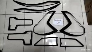 Paket garnish lampu hitam doff Xpander 2022-2023.