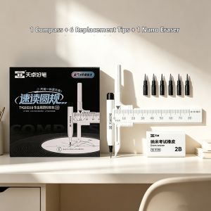 T | Digital Caliper Plastic Compass Drawing and Exam Use