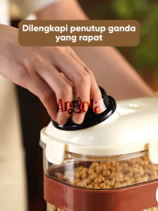 Angola Tempat Penyimpanan Makanan Biji-Bijian Sereal E59 Wadah Toples Snack Bahan Makanan Minuman