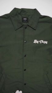 JB - Coach Jacket Green Army - Jaket Coach Pria