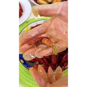 Hộp 100 Găng Tay Cao Su TPE Bao Tay Siêu Dai Dùng 1 Lần Làm Bếp Nấu Ăn Vệ Sinh FELAA