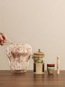 XIANGYE | Portable Travel Tea Set 1 Pot 4 Cups