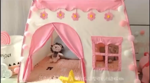 Fashion Green Life COD Childrens Play House Tent Kids Princess Castle Prince Play Tent Oxford Cloth Baby Sleeping Gift