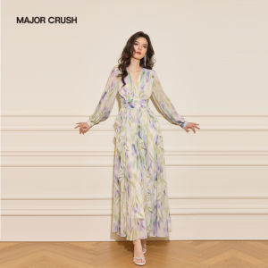 Elegant Butterfly Design Slimming Dress