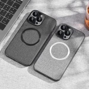Premium Fabric Shockproof Phone Case For Google Pixel 11 10 9 8 7 Pro 10A 9A 8A 7A XL Compatible MagSafe Magnetic Charging Cover