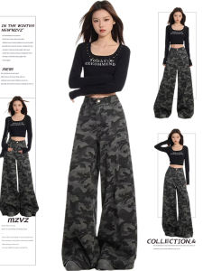 Quần Jeans Công Sở Ống Rộng Phong Cách Mỹ Cổ Điển Cho Nữ Mùa Hè 2025 Quần Ống Rộng Dài Thường Ngày Quần Jeans Denim