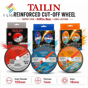 (Fast Delivery)10Pcs TAILIN Cutting Disc 4 Inch TAILIN Super Thin Cutting Disc Cutting Wheel Disc