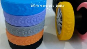 (8 ชิ้น)ปลอกหุ้มล้อซิลิโคน สำหรับกระเป๋าเดินทาง ลดเสียงรบกวน ปลอกหุ้มล้อกระเป๋าเดินทางแบบหนา อุปกรณ์เสริมกระเป๋าเดินทาง