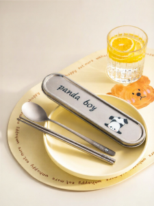 onlycook | Titanium Lightweight Portable Cutlery Set with Case