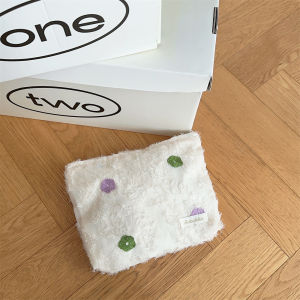 Large Capacity Lace Flower Paul Dopaamine Color Vest Underarm Bag Korean Style Makeup Bag Shopping Bubble Shoulder Bag