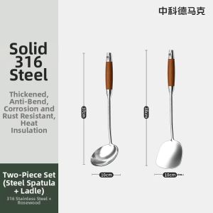 DUMIK | Heavy-duty 316 Stainless Steel Cookware Set