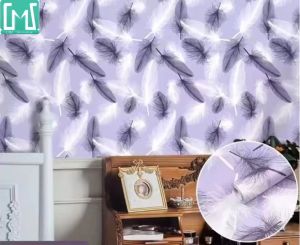 CMZ Comes with adhesive wallpaper 10 meters pastoral European-style bedroom living room dormitory background wallpaper waterproof renovation stickers self-adhesive wall stickers