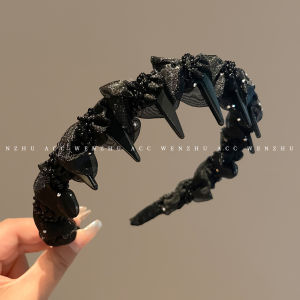 WENZHU | Elegant Lace Wave Headband with Anti-Slip Teeth