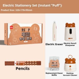 Comix | Rechargeable Electric Pencil Sharpener for Thick and Triangular Pencils