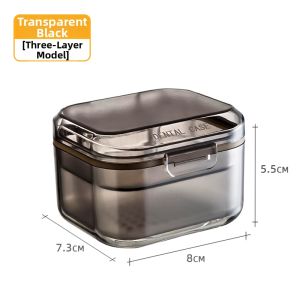 Orthodontic Retainer Box Portable Denture Storage