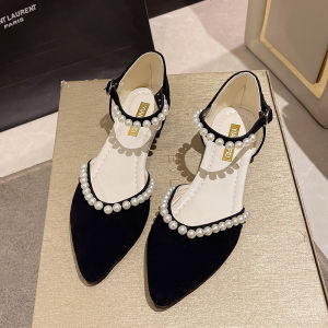 Giày Sandal Miếng Miếng Thời Trang Mùa Hè Cho Nữ Giày Mới Phong Cách Mơ Mộng Của Mèo Khỉ Giày Đế Bằng Tay Cổ Vai