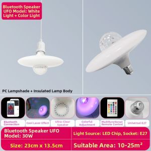 YILAITE | Color Changing Bluetooth Speaker Remote Control Ambient Light