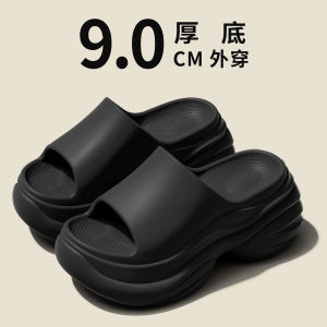 Dép Đế Dày Mùa Hè 2025 Mới Thời Trang Tăng Chiều Cao Đi Biển Cát Chống Trượt Dép Xăng Đan Nữ Ngoài Trời EVA Đế Cao Su