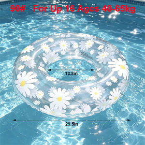 1Pcs Inflatable Pool Float Swimming Ring Adult Swim Tube Swim Accessory For Summer Water Sports Swimming Circle Swim Float 