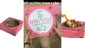 Bộ bếp nướng dùng 1 Lần - Giải pháp tuyệt vời cho mọi buổi dã ngoại ngoài trời!