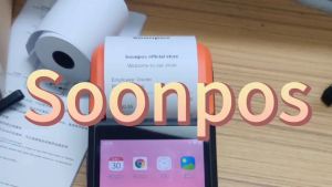 Soonpos Handheld POS Terminal Android 11.0 PDA portable Printer With 58mm Larger Paper Warehouse 2GB 4GB 32GB 64GB WiFi Bluetooth 4G Smart 58mm POS Thermal Printer Support 2D Barcode Reader Compatible with Loyverse Kyte Foodpanda