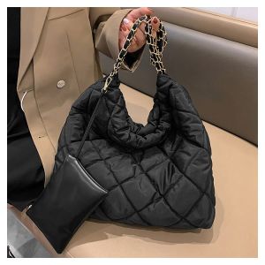 Puffy Bag Ratu / Shoulder Bag Bubble Import / Tas Selempang Bahu Tali Rantai / Tote Bag Wanita / Tas Kuliah Tas Laptop Up To 14 Inch Puffy Bag Kekinian