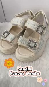 NEW!!! Sandal Gunung Import Kanvas Wanita WA88 Import Sandal Wanita Kanvas Kasual Keren (+Box) Import