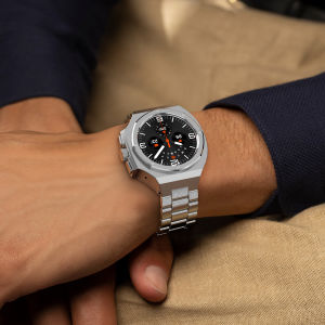 Galaxy Watch Ultra 47mm Sports Anti-fall Metal Band Butterfly Buckle Modification Stainless Steel Shell Smartwatch Accessory