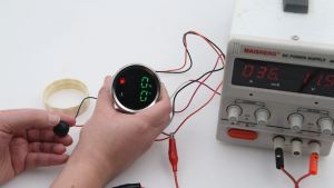 52mm oil level + voltage gauge 2 in 1 LED meter suitable for car boat