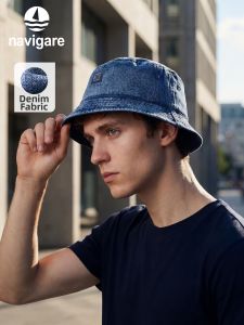Navigare | Durable Washed Denim Fisherman Hat