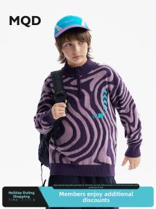 Half Zipper Thickened Warm Sweater