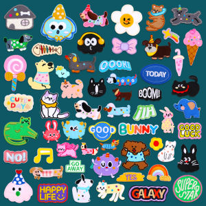 Self-Adhesive Cartoon Patch Embroidered Clothing Repair Sticker for down Jacket Hole Repair Patch Paper Childrens Wear