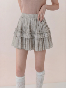 AIVEI | Petite Cultural Elastic Waist Short Skirt
